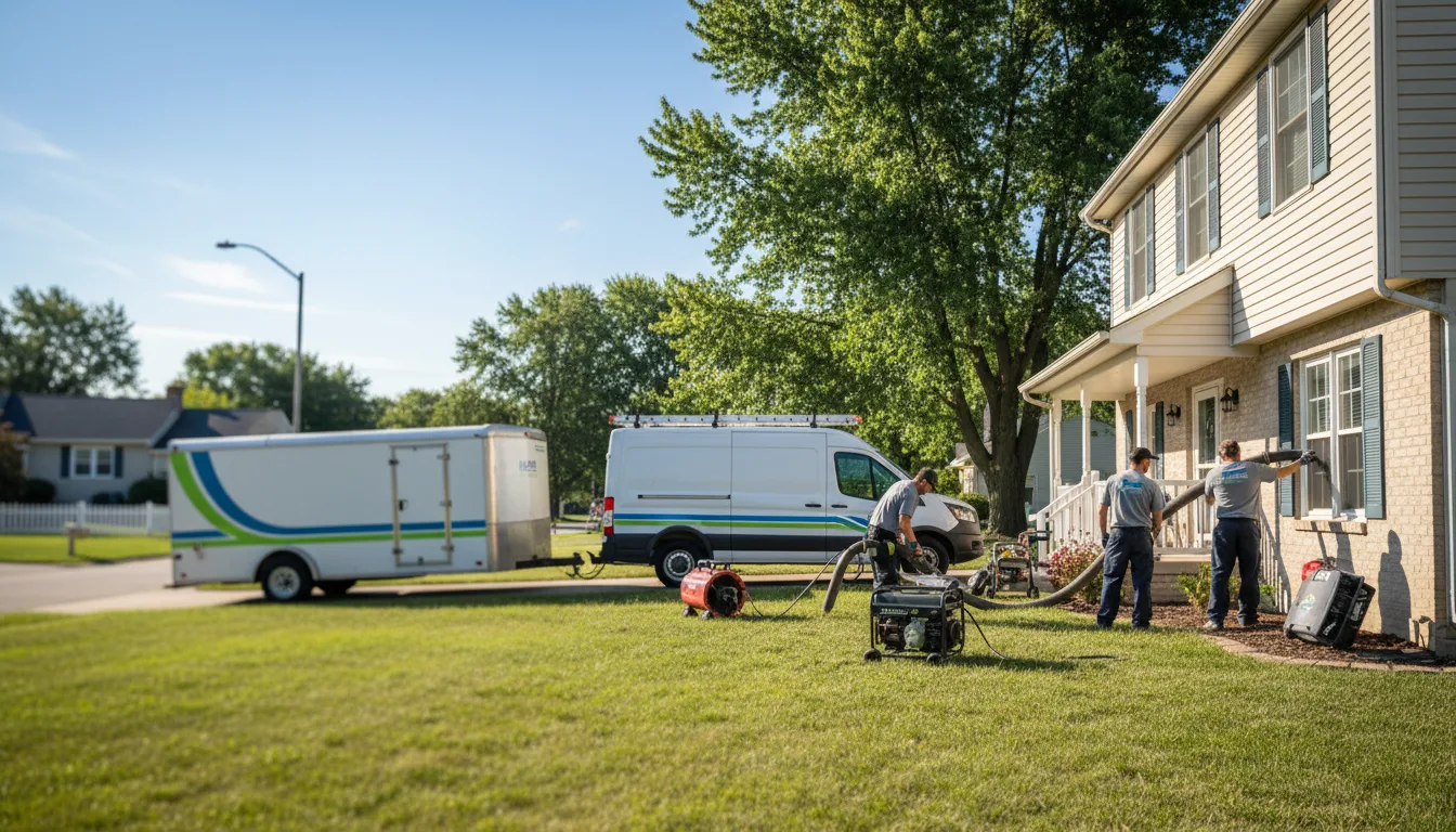 Flooded Basement Restoration And Cleanup With Repair in Mound City, KS near me
